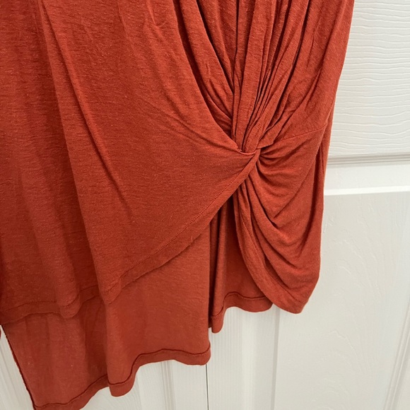 Free People Orange Rust Top - Picture 3 of 3
